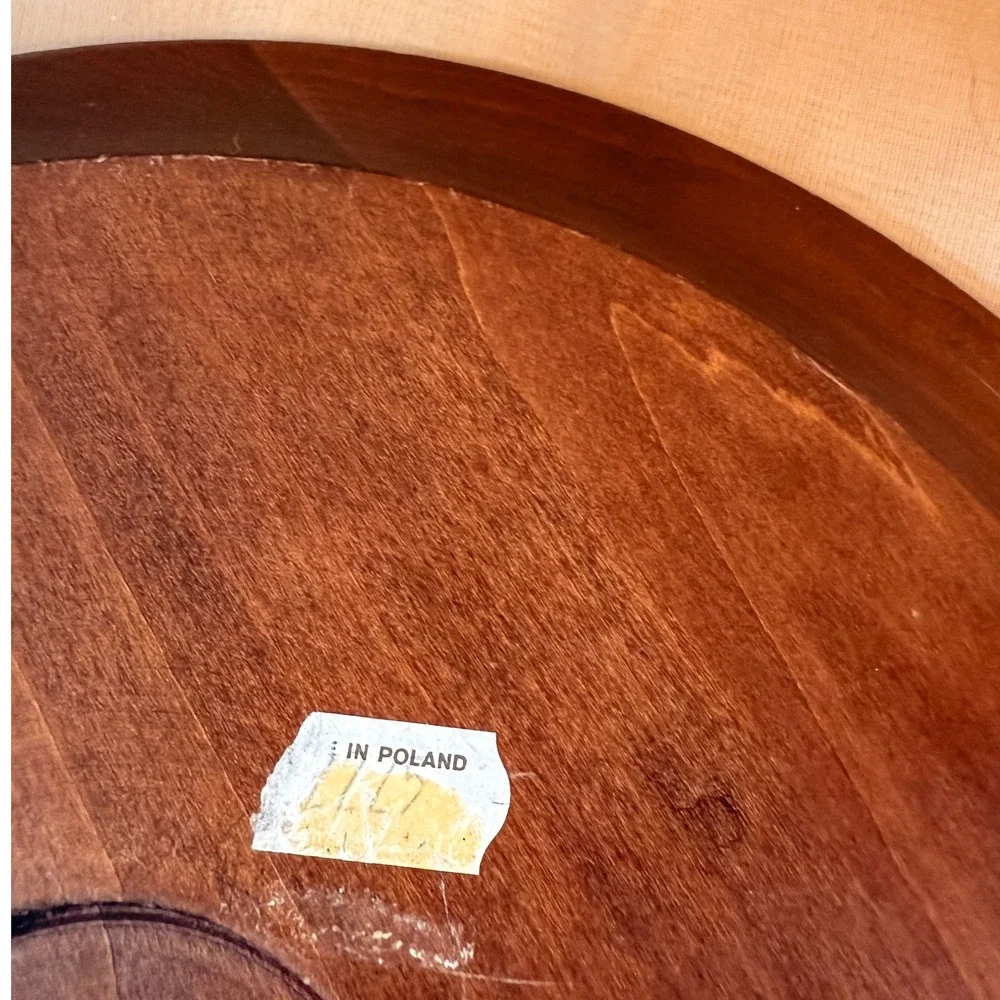 Vintage Polish‎ Hand Carved Plate
